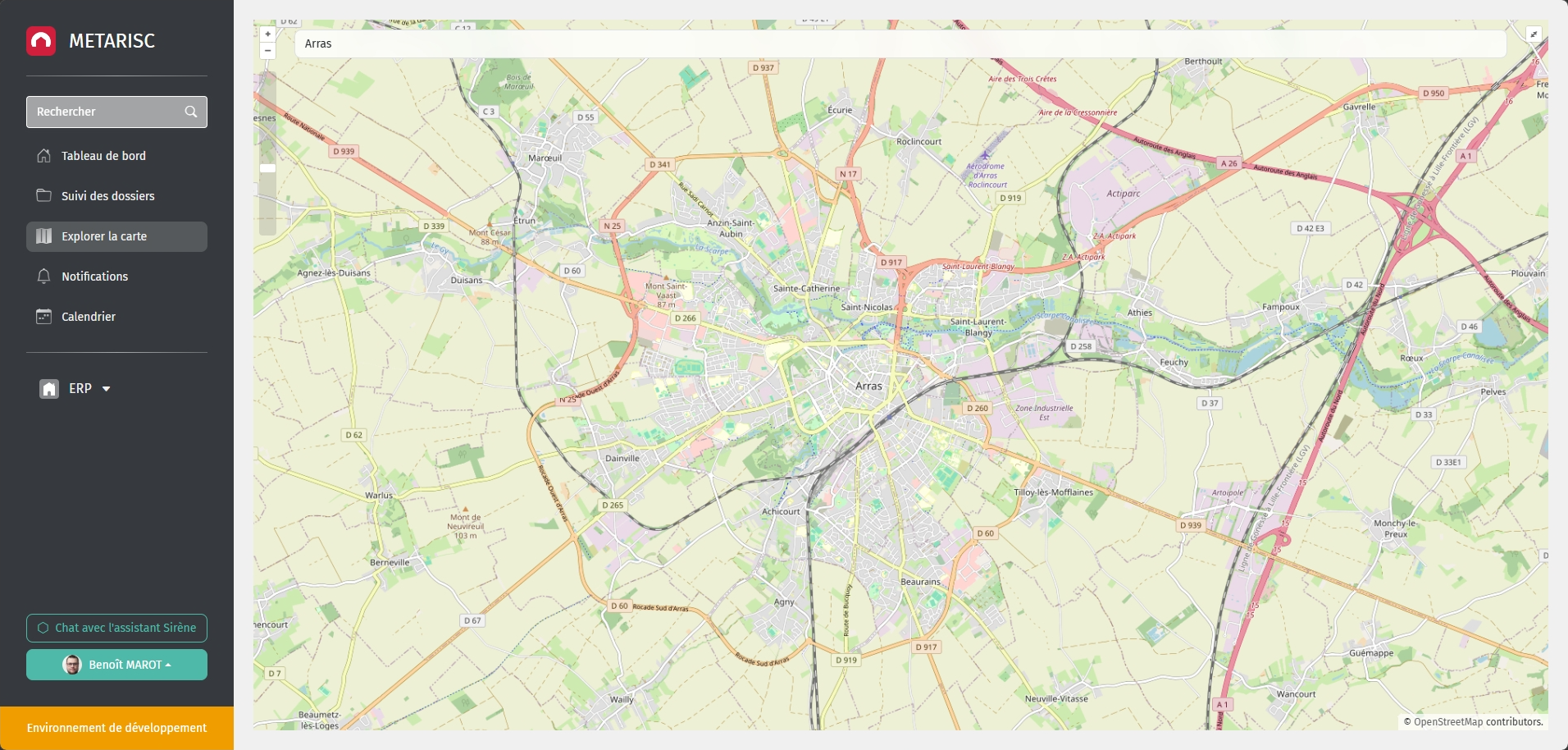 Explorer la carte