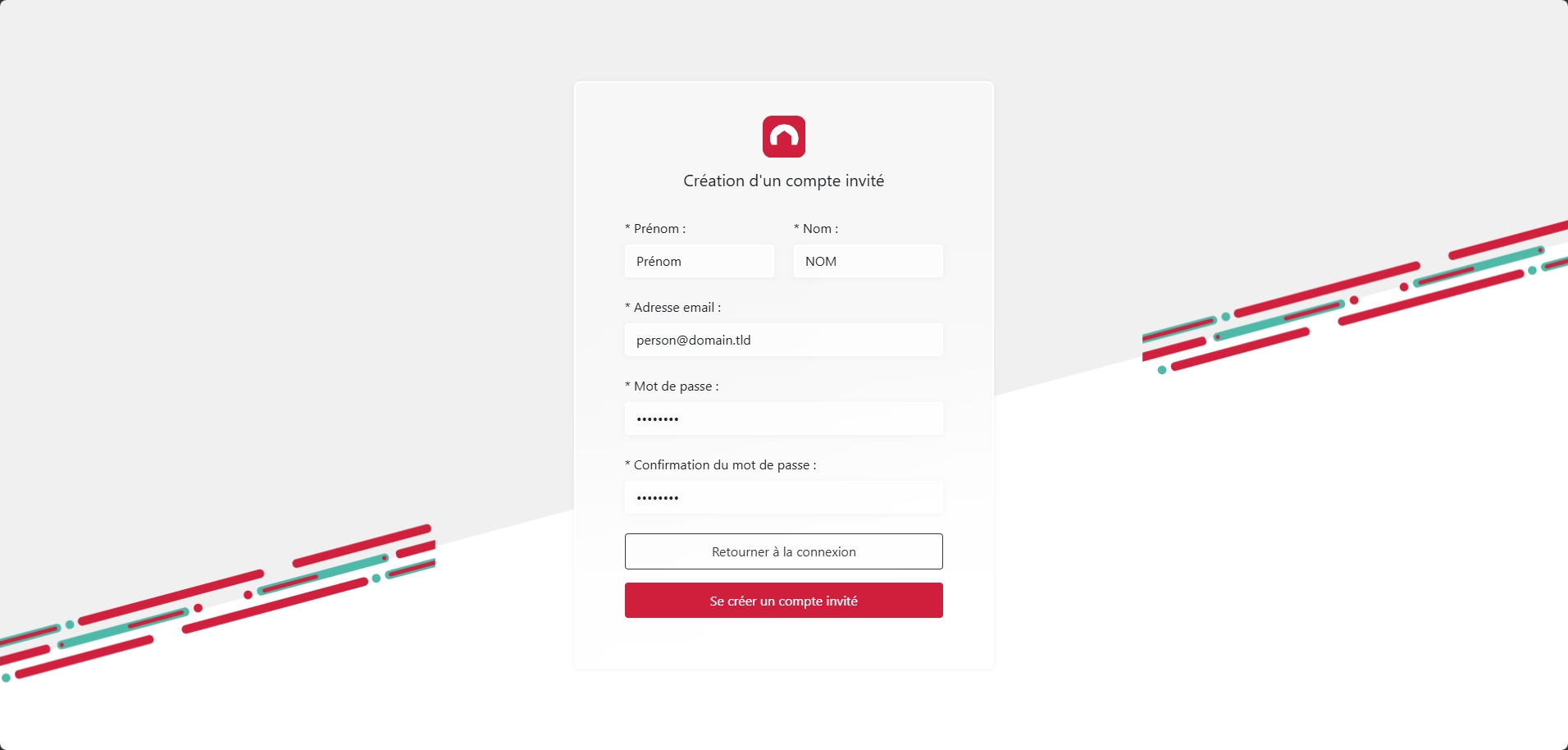 Création d'un compte