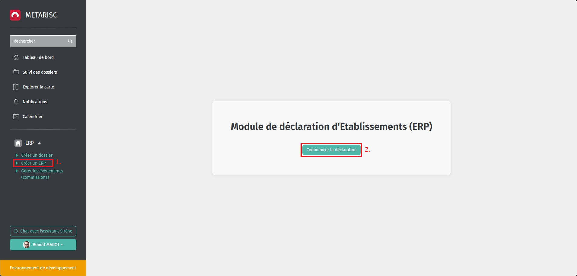 Créer un ERP